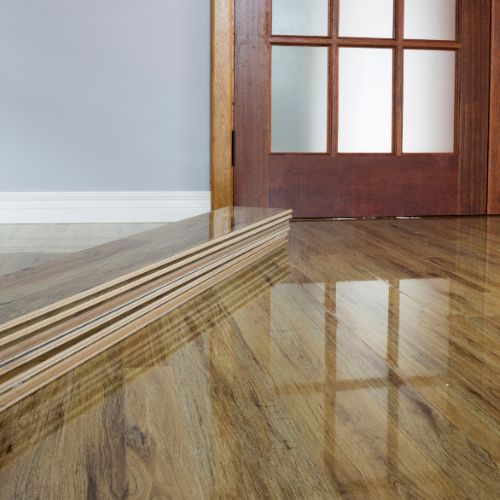 Hardwood floor installation