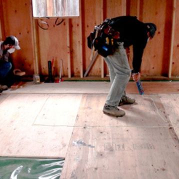 Hardwood Sub Floor Work